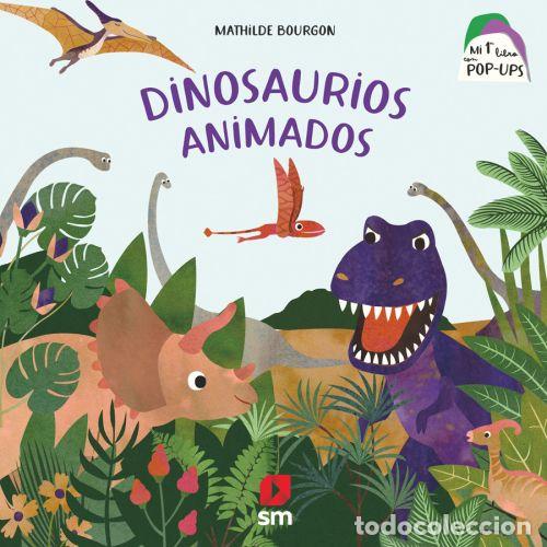 Libri di seconda mano: DINOSAURIOS ANIMADOS. MI PRIMER LIBRO CON POP-UPS - BOURGON, MATHILDE