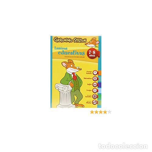 Libros: GERONIMO STILTON L&Aacute;MINAS EDUCATIVAS 7-8 A&Ntilde;OS - AAVV - Foto 1