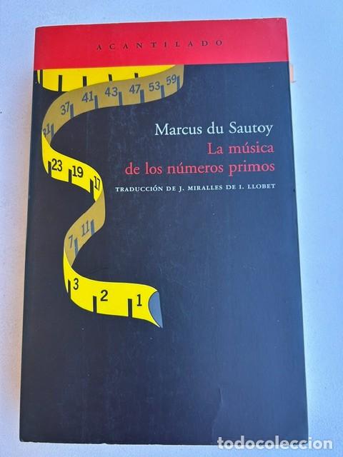 Libros: La m&uacute;sica de los n&uacute;meros primos -Marcus du Sautoy-