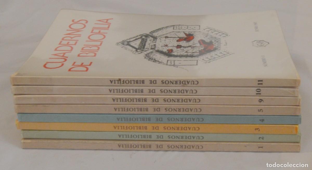 Libros: CUADERNO DE BIBLIOFILIA - 8 NUMEROS / 1-2-3-4-5-9-10-11 + NUMERO 0