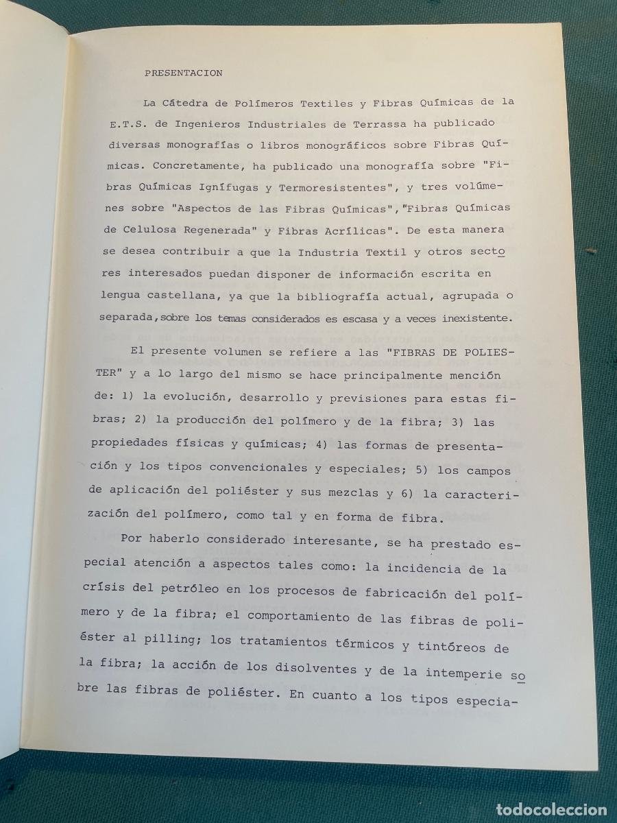 Libros: Fibras de Poli&eacute;ster 1984 - Foto 4