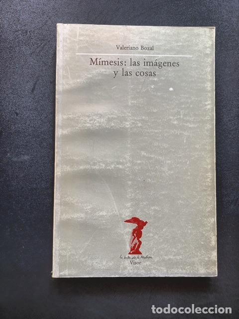 Libros: Valeriano Bozal - M&iacute;mesis: las im&aacute;genes y las cosas