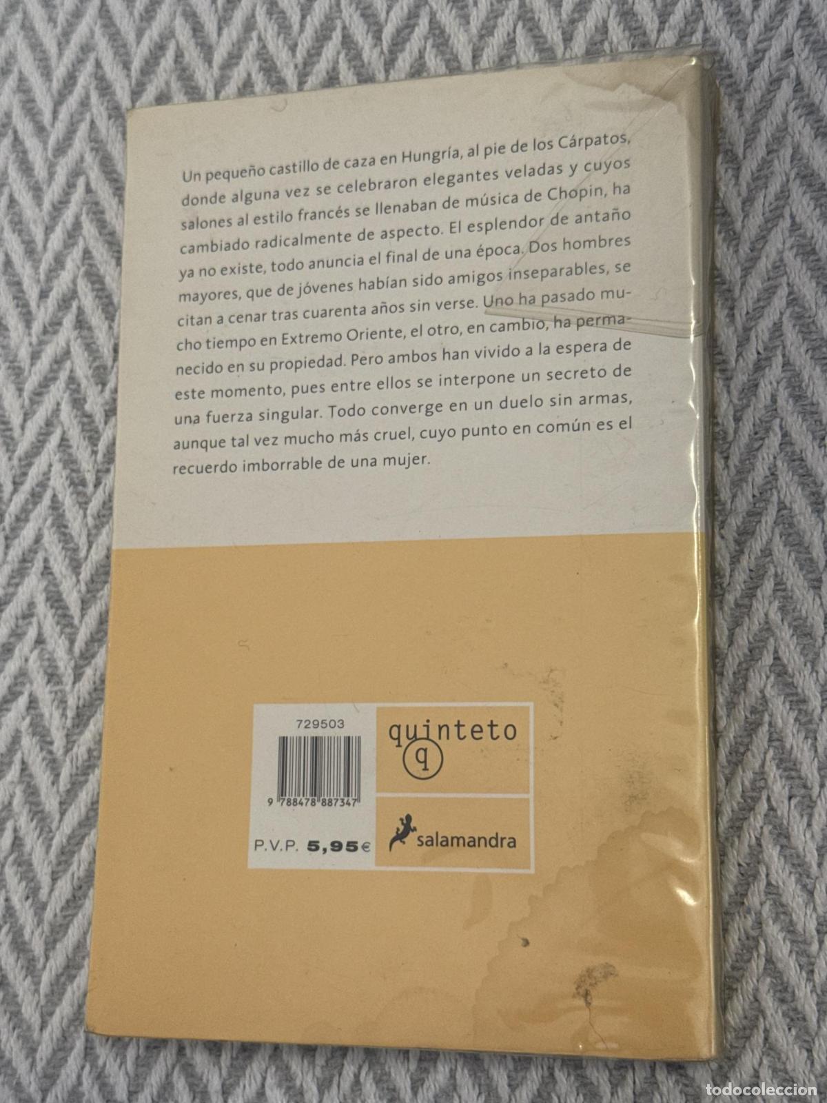 Libros: El &uacute;ltimo encuentro - S&aacute;ndor M&aacute;rai - Foto 2