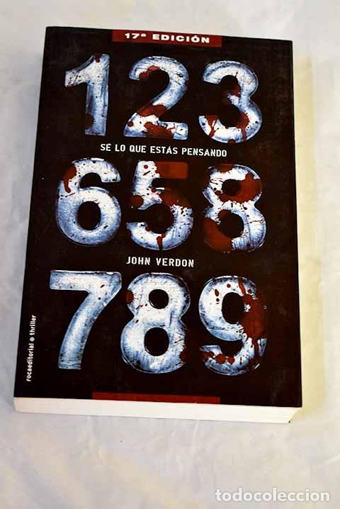 Libros: S&eacute; lo que est&aacute;s pensando.- Verdon, John