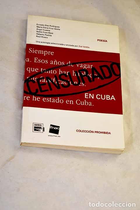 Libros: Antologia de la poesia cubana censurada