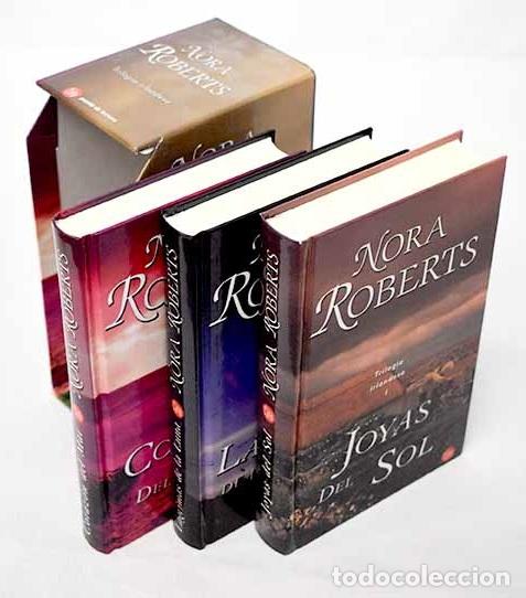 Libros: Joyas del sol ; Lagrimas de la luna ; Coraz&oacute;n del mar.- Roberts, Nora