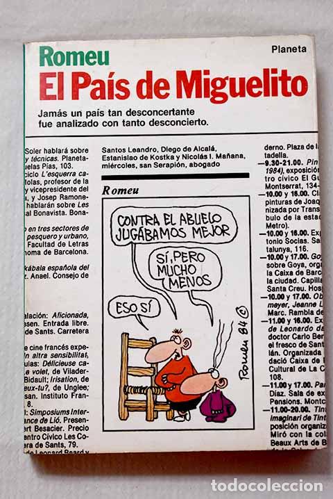 Livres: El pa&iacute;s de Miguelito.- Romeu, Carlos