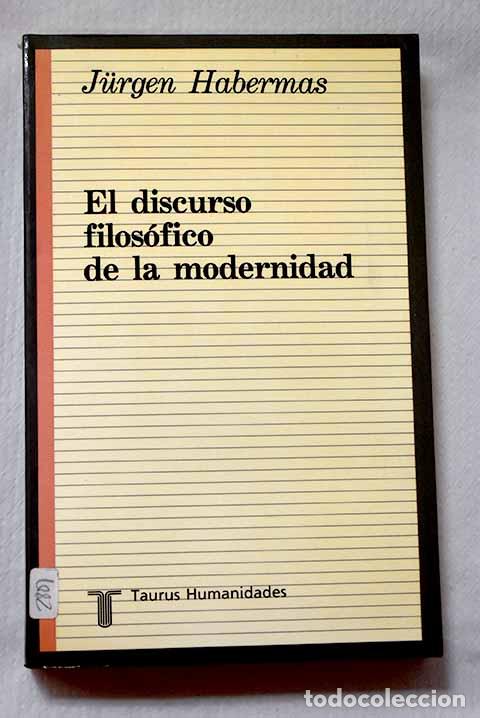 Libri di seconda mano: El discurso filos&oacute;fico de la modernidad: (doce lecciones).- Habermas, Jurgen