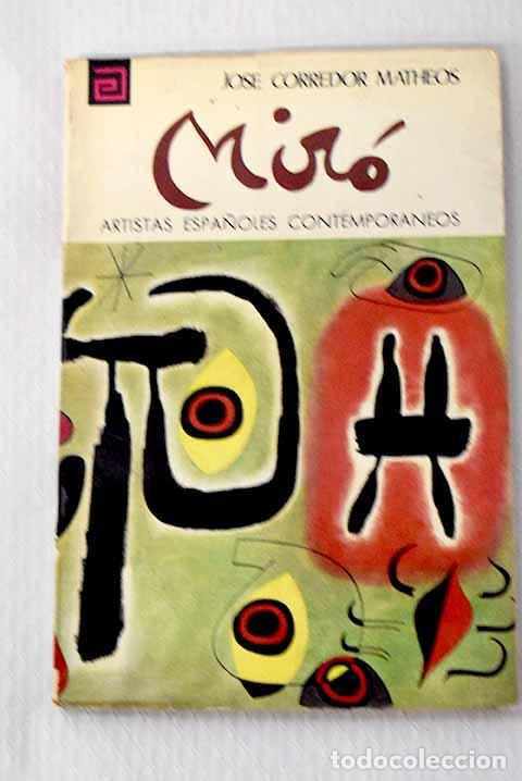 Libros: Mir&oacute;: Corredor-Matheos, Jos&eacute;.- Corredor-Matheos, Jos&eacute;
