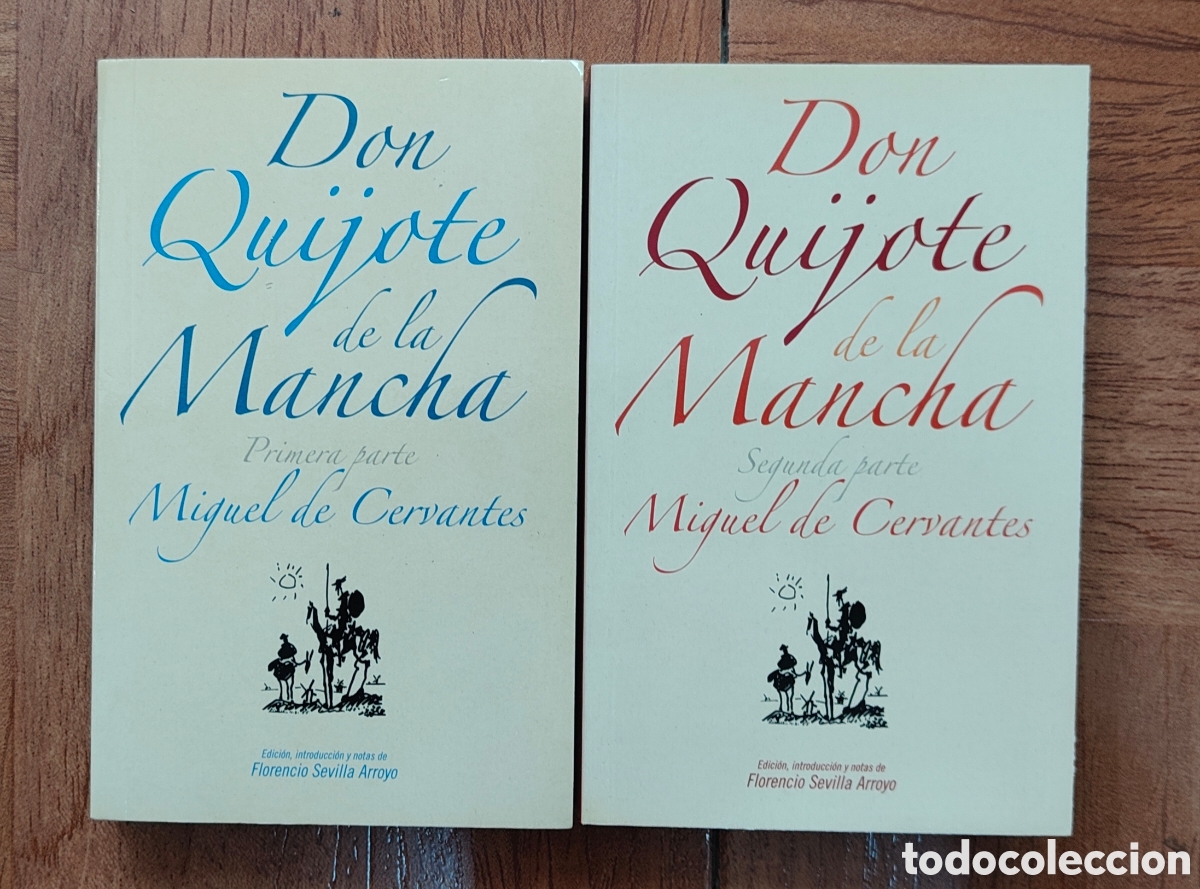 Libros: Don Quijote de la Mancha � Edici&oacute;n FlorencioSevilla Arroyo 2 vol&uacute;menes - Miguel de Cervantes
