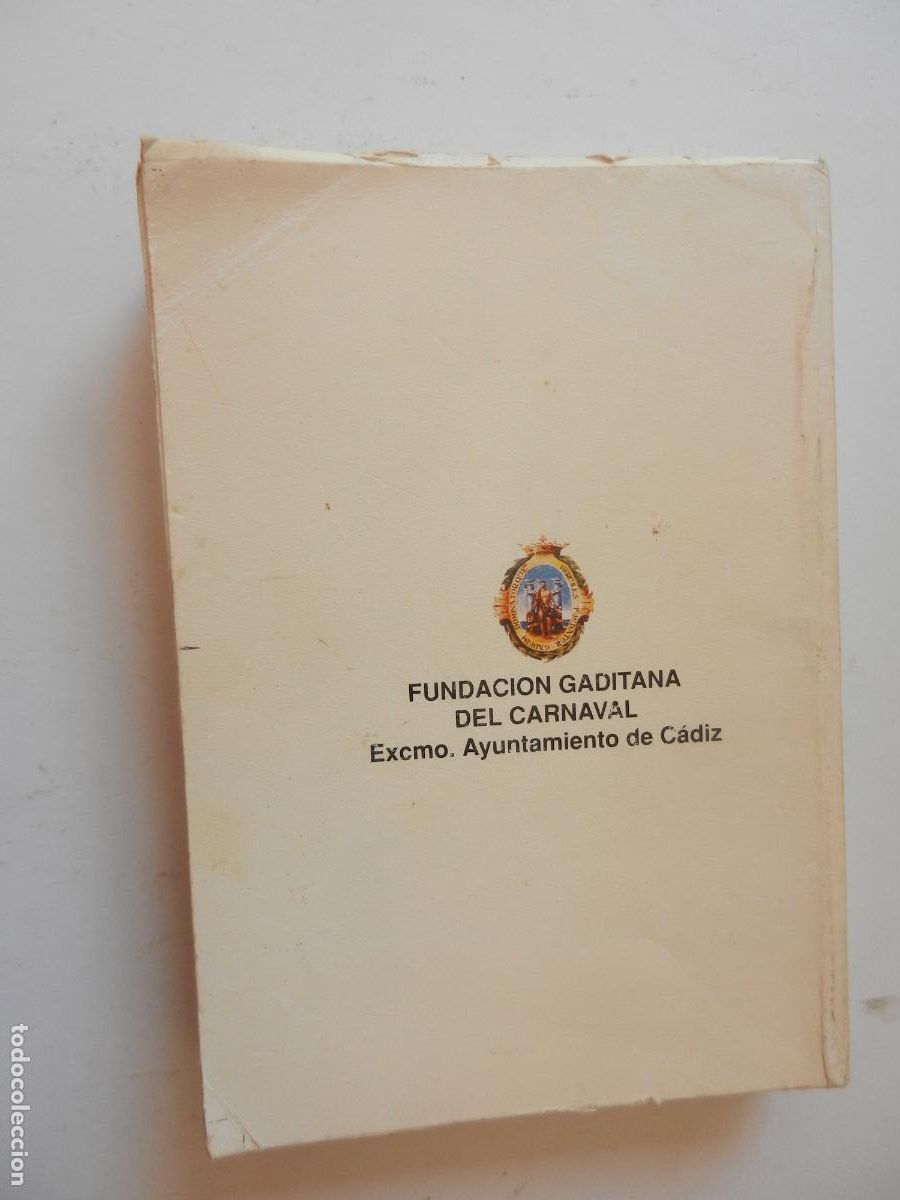 Libros: VI CONGRESO DE CARNAVAL DE CADIZ - DICIEMBRE 1992 - PROGRAMAS Y COMUNICACIONES - Foto 8