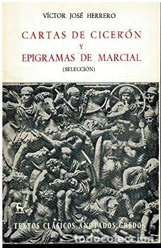 Livres: Selecci&oacute;n cartas Cicer&oacute;n y epigramas Marcial- 9788424934767
