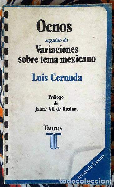 Libri di seconda mano: Ocnos seguido de Variaciones sobre tema mexicano- 9788430640980