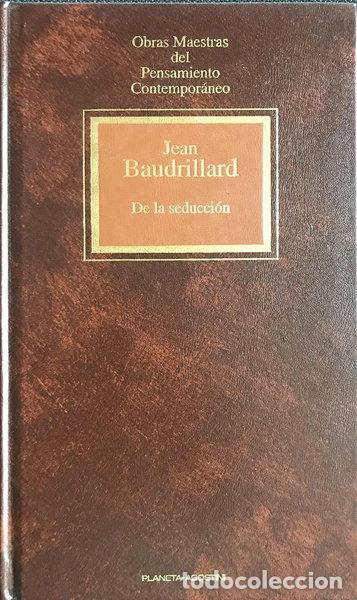 Libros: De la seducci&oacute;n- 9788439522249