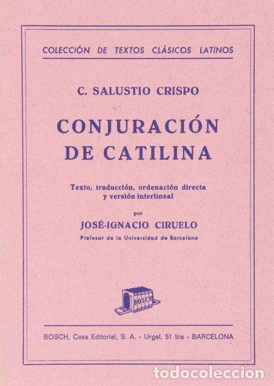 Libros: Conjuraci&oacute;n de Catilina- 9788471626356
