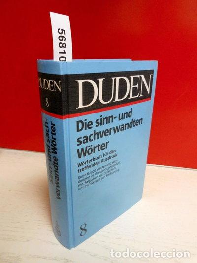 Libros: Die sinn- und sachverwandten W&ouml;rter- 9783411209088