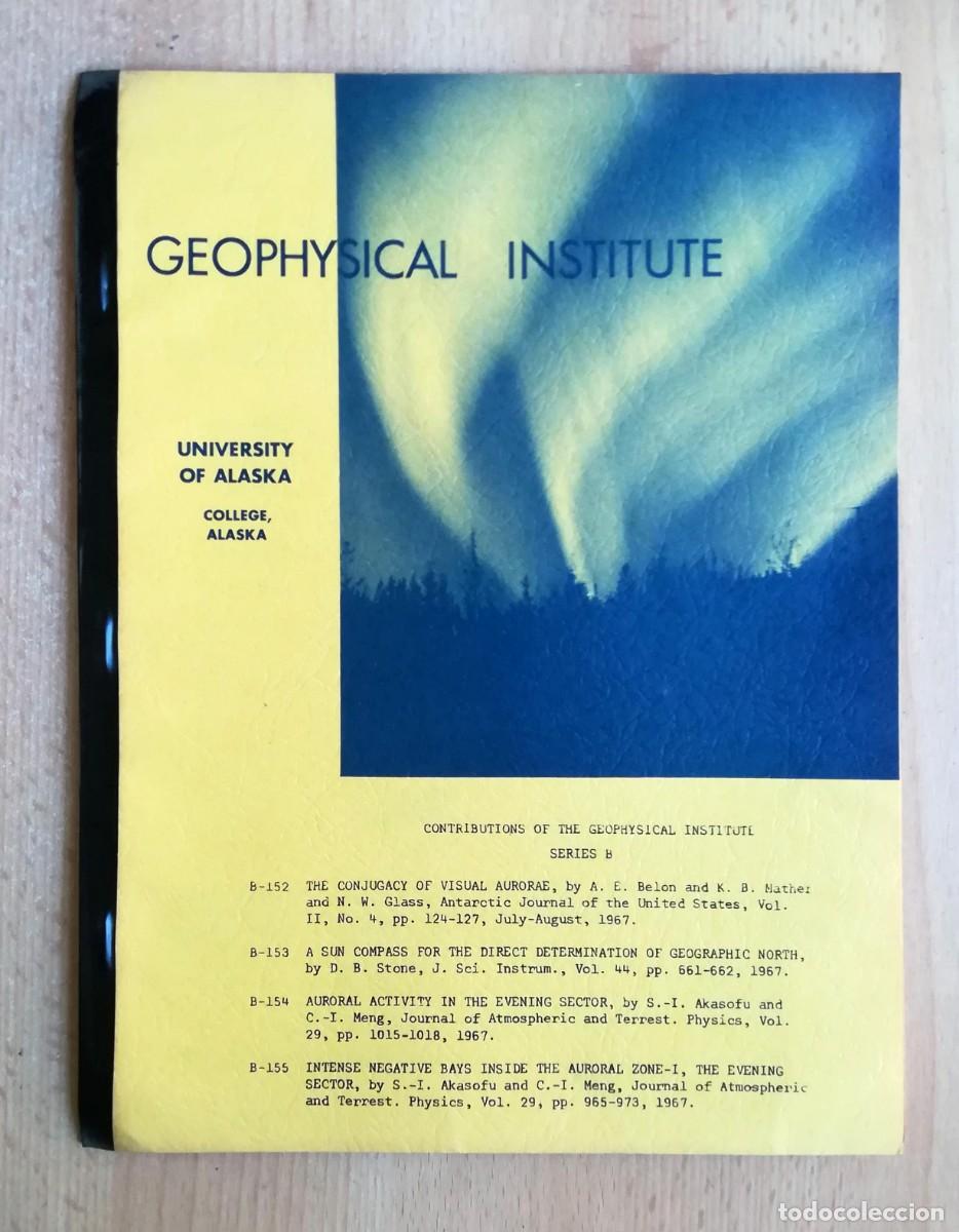 Libros: Geophysical Institute. Universidad de Alaska. Contribuciones 1967.