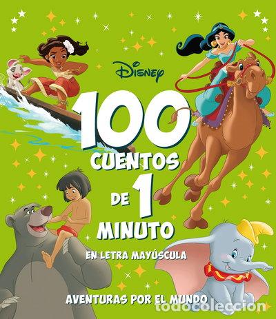 B&uuml;cher: 100 cuentos de 1 minuto en letra MAY&Uacute;SCULA. Aventuras por el mundo- 9788418940958