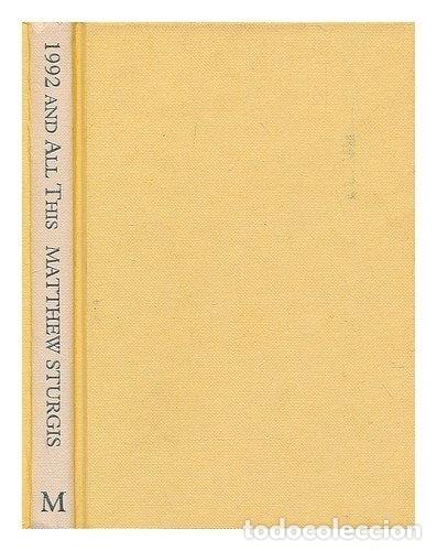 Libros: 1992 and All This- 9780333551066