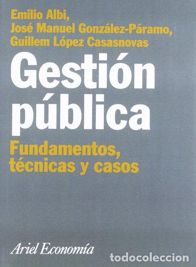 Libros: Gesti&oacute;n p&uacute;blica- 9788434421257