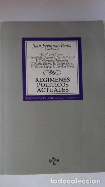 Libri di seconda mano: Reg&iacute;menes pol&iacute;ticos actuales- 9788430927401