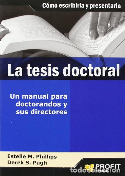 Libros: La tesis doctoral- 9788493559083