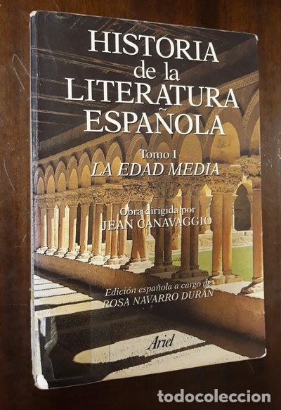 Libros: Historia de la literatura espa&ntilde;ola. La Edad Media- 9788434474543