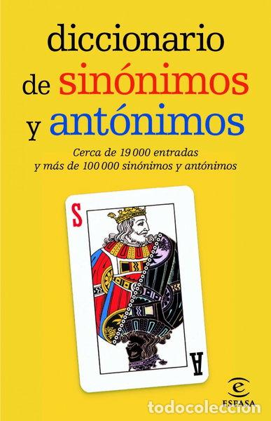 books: Diccionario de sin&oacute;nimos y ant&oacute;nimos- 9788467036893