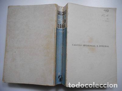 B&uuml;cher: C&aacute;lculo diferencial e integral- 9788427402966