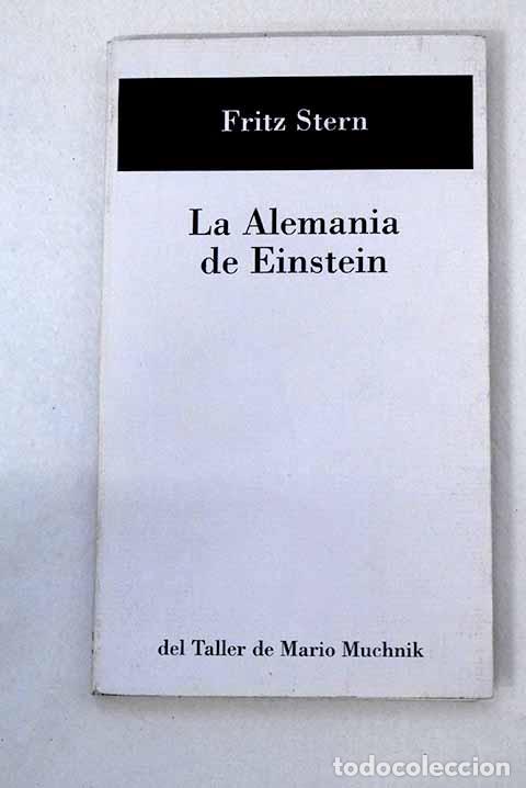 Libros: La Alemania de Einstein.- Stern, Fritz Richard