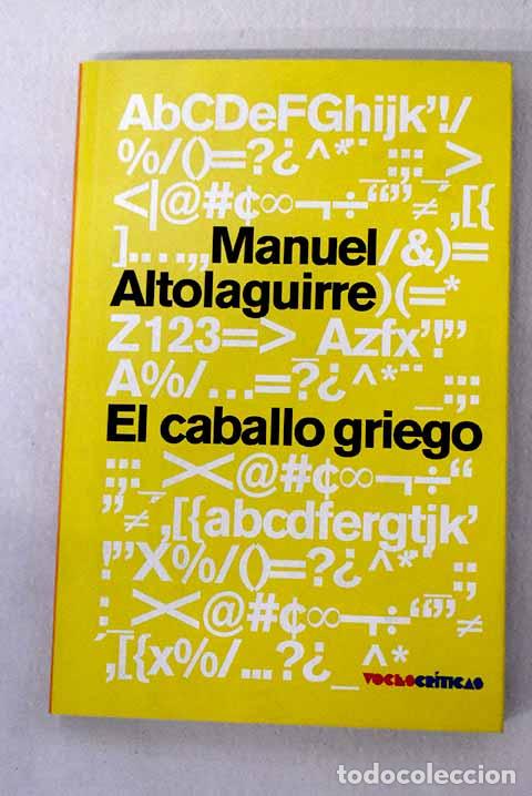 Libros: El caballo griego: reflexiones y recuerdos (1927-1958).- Altolaguirre, Manuel