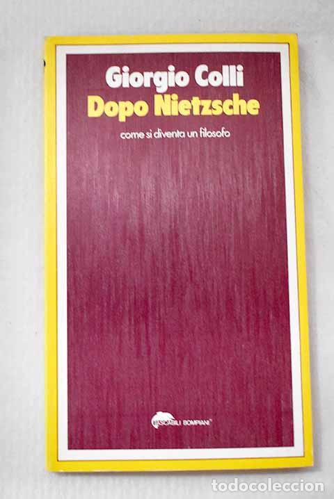 Libros: Despu&eacute;s de Nietzsche.- Colli, Giorgio - Foto 1