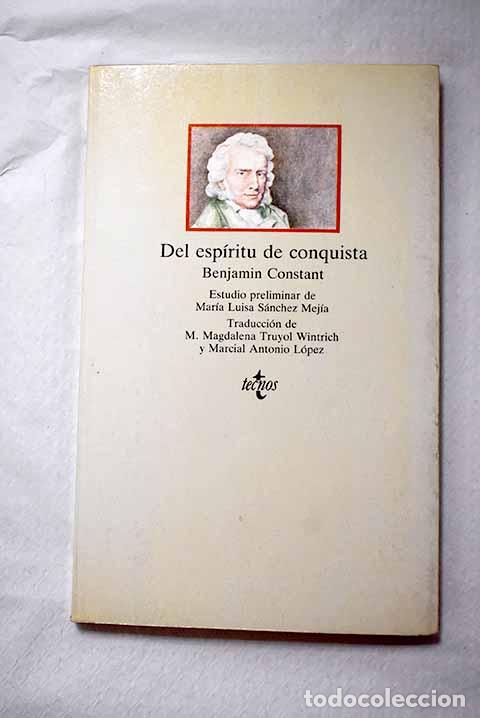 Libros: Del esp&iacute;ritu de conquista.- Constant, Benjamin - Foto 1