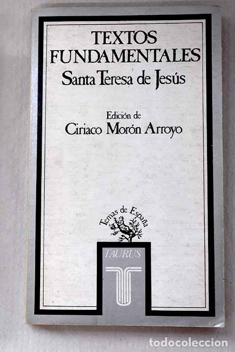 Libros: Textos fundamentales.- Jes&uacute;s, Santa Teresa de