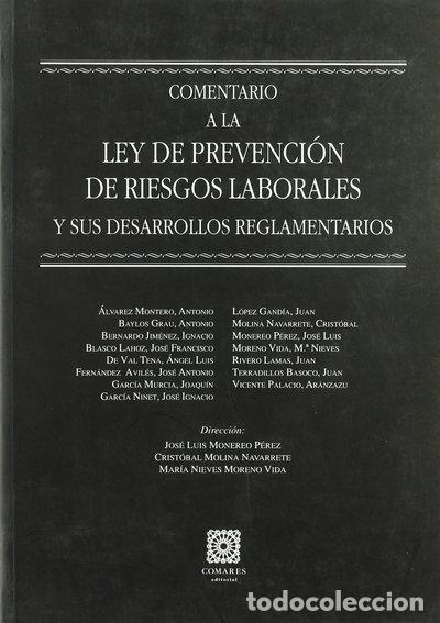 Libros: Comentario a la Ley de prevenci&oacute;n de riesgos laborales- 9788484448501