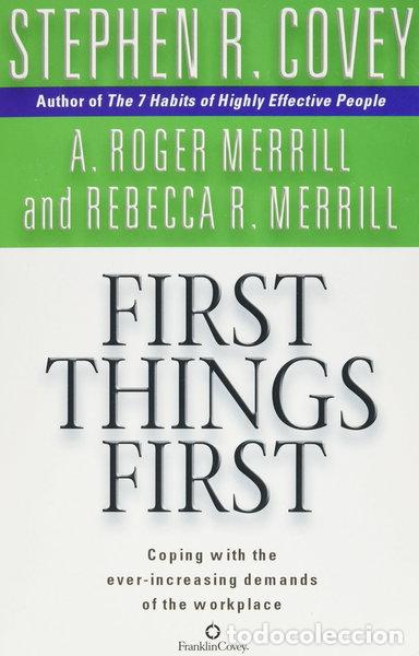 B&uuml;cher: First Things First- 9780743468596