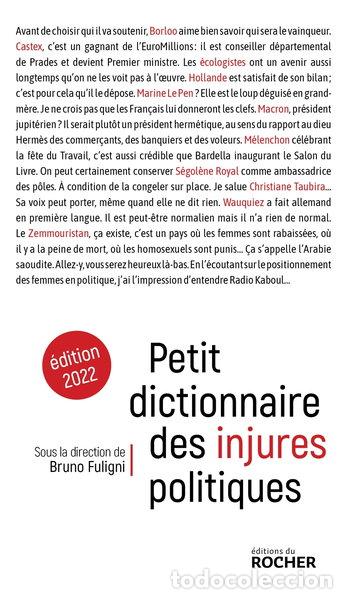 Libros: Petit dictionnaire des injures politiques- 9782268106311