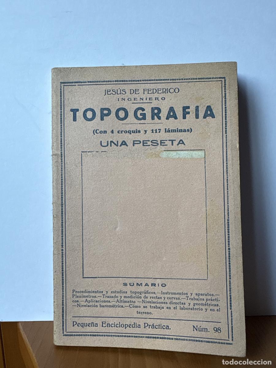 books: TOPOGRAFIA. PEQUE&Ntilde;A ENCICLOPEDIA PRACTICA N&ordm;98 - JESUS DE FEDERICO TDK85