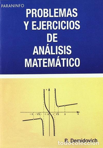 Libros: Problemas y ejercicios de an&aacute;lisis matem&aacute;tico- 9788428300490