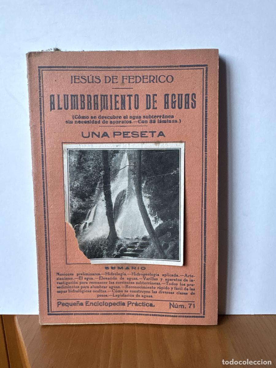B&uuml;cher: ALUMBRAMIENTO DE AGUAS. PEQUE&Ntilde;A ENCICLOPEDIA PRACTICA N&ordm;71 - JESUS DE FEDERICO TDK85