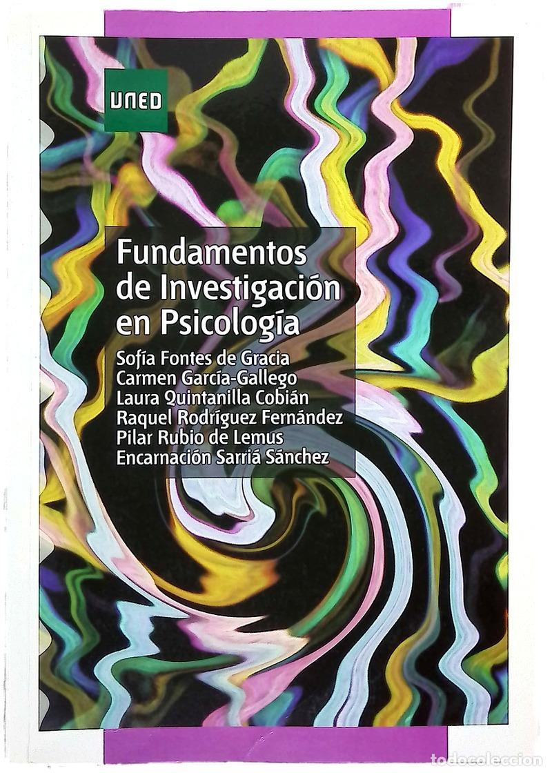 Livres: Fundamentos de investigaci&oacute;n en psicolog&iacute;a