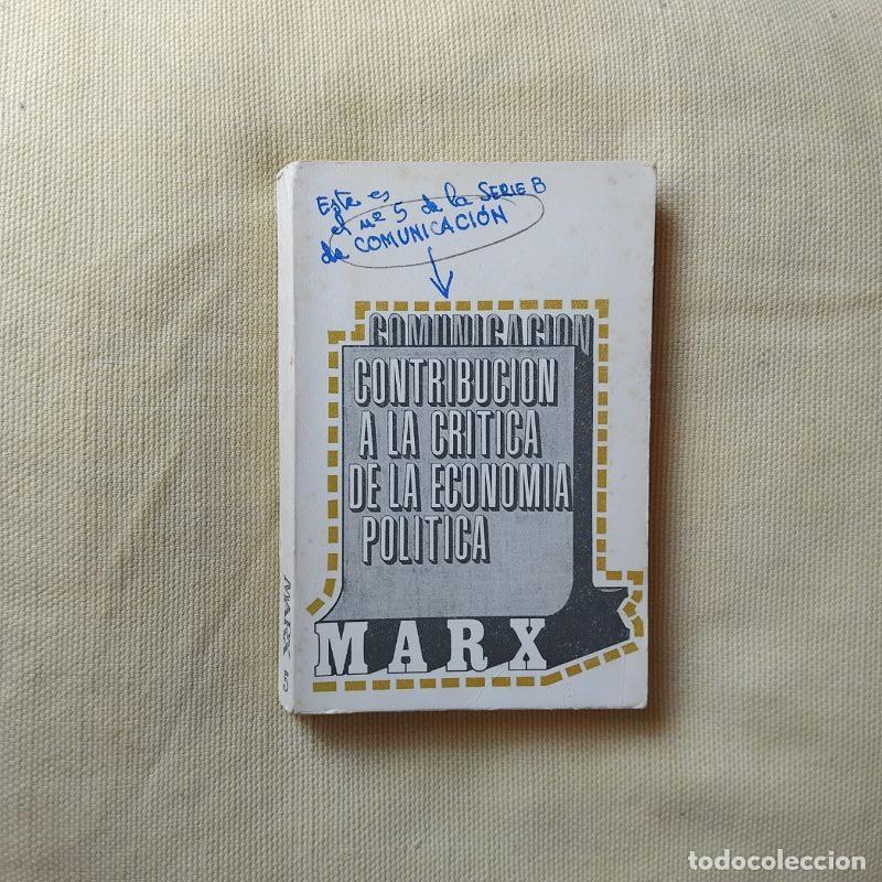 B&uuml;cher: Contribuci&oacute;n a la cr&iacute;tica de la econom&iacute;a pol&iacute;tica - Carlos (Karl) Marx