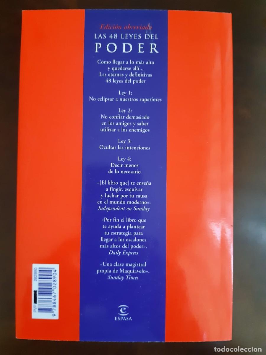 Libros: LAS 48 LEYES DEL PODER. Robert Greene - Foto 2