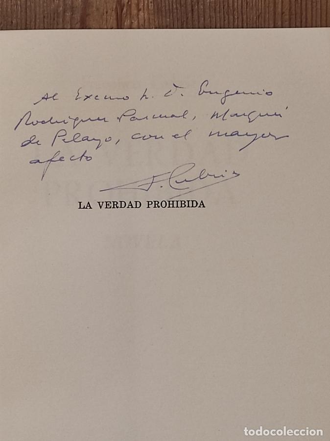 B&uuml;cher: LA VERDAD PROHIBIDA. Novela. - Cubr&iacute;a, Francisco.