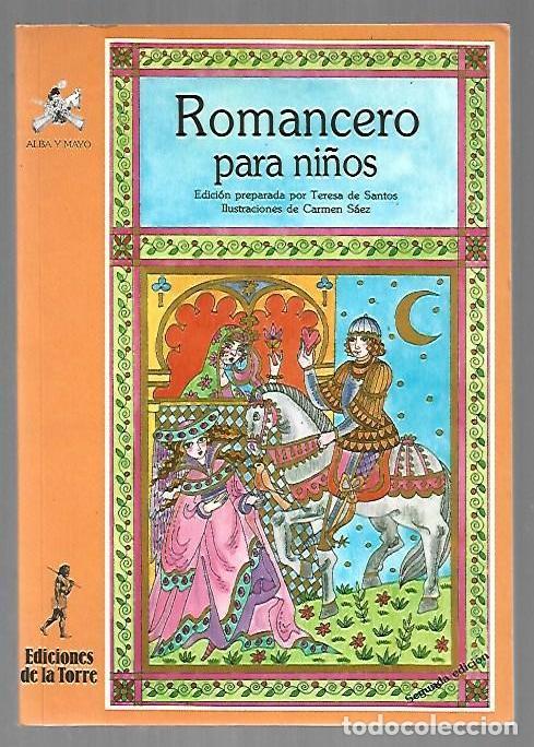Livros em segunda m&atilde;o: ROMANCERO PARA NI&Ntilde;OS - ANONIMO (EDICION DE TERESA DE SANTOS / ILUSTRACIONES DE CARMEN SAEZ)