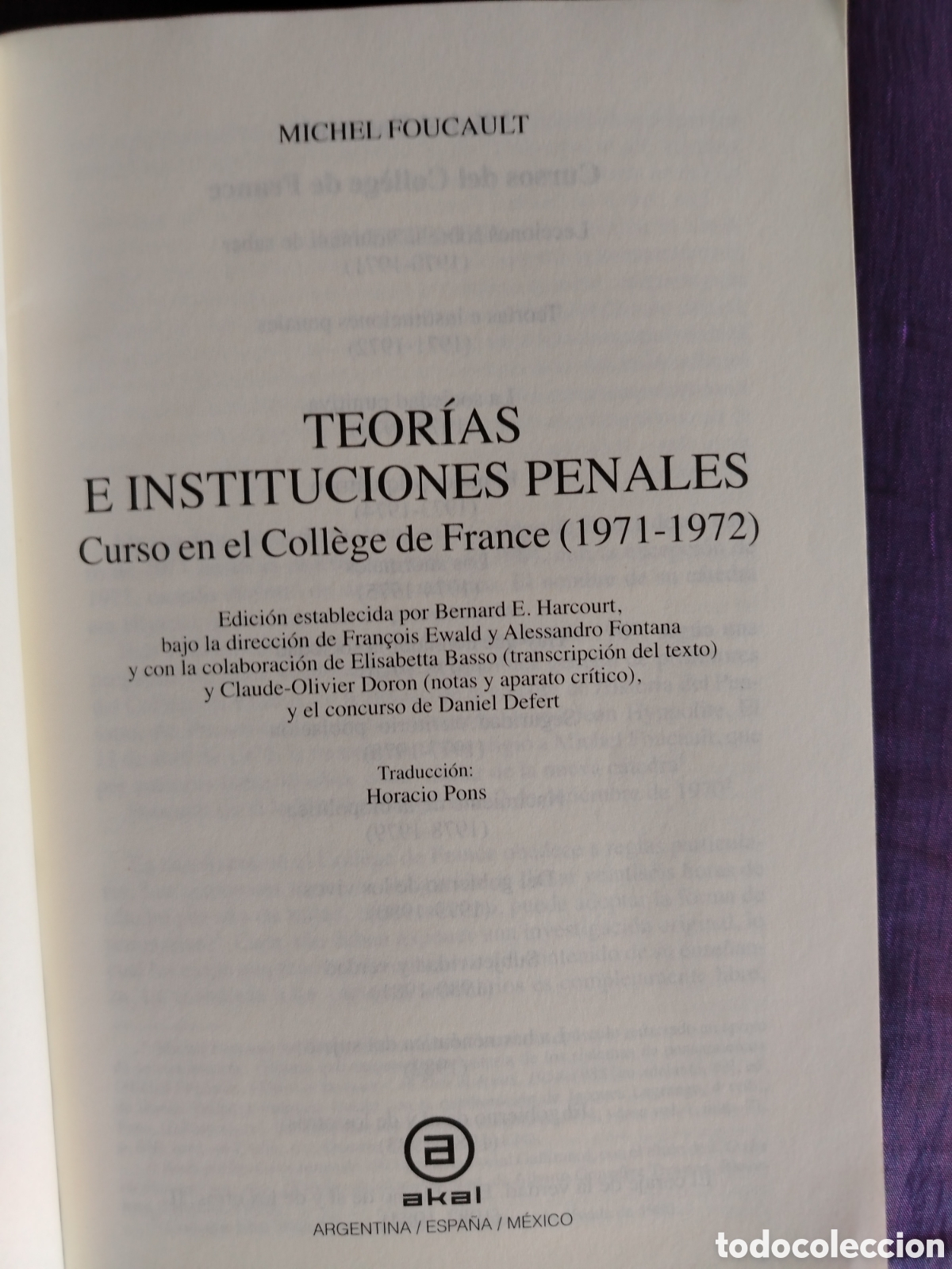 Libros: Teor&iacute;as e instituciones penales - FOUCAULT - Foto 3