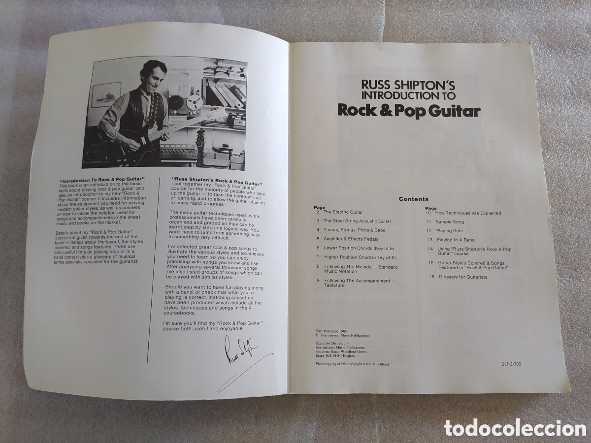 Libros: Libro Russ Shiptons Rock & Pop Guitar - Curso Guitarra Aprender** - Foto 2