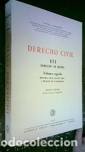 Libros: Derecho civil. t.III-1&ordm;. parte general y derecho de propiedad