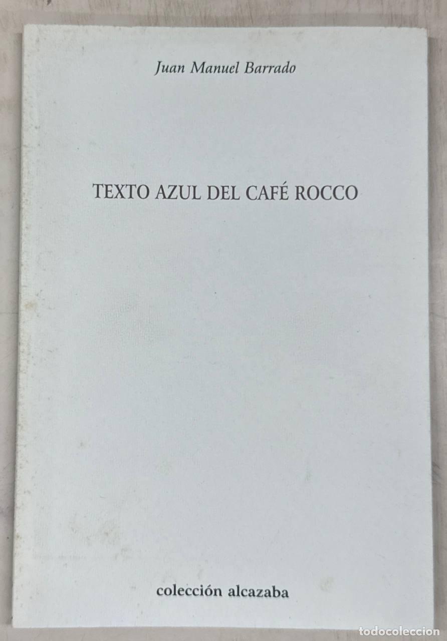 Libros: Texto azul del caf&eacute; Rocco