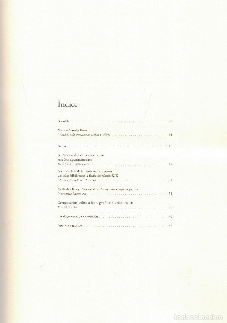 Libros: VALLE &ndash; INCL&Aacute;N E PONTEVEDRA. Cat&aacute;logo. - AA.VV. - Foto 4